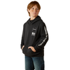 10062465 Ariat Boys' Sponsor Patriot Hoodie - Charcoal Heather