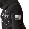 10062465 Ariat Boys' Sponsor Patriot Hoodie - Charcoal Heather