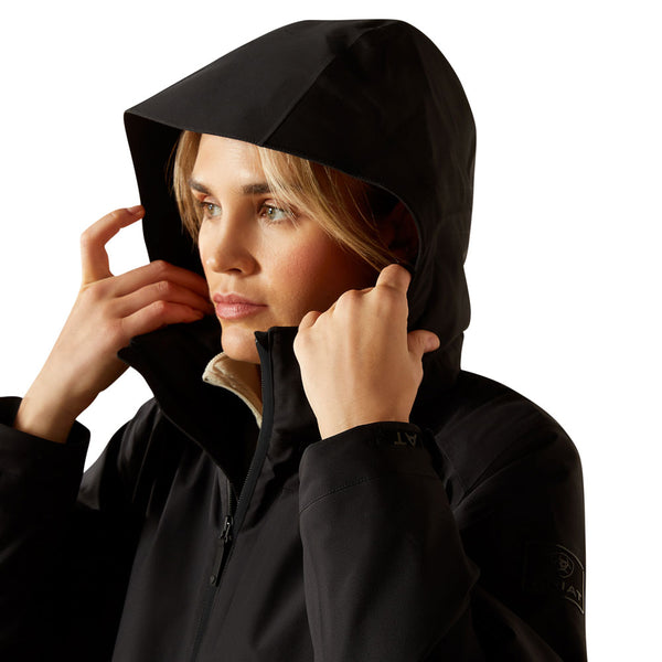 10062479 Ariat Women's Outer Banks Waterproof Jacket - Black