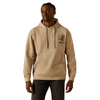 10062502 Ariat Men's Drinking Buddies Hoodie - Beige