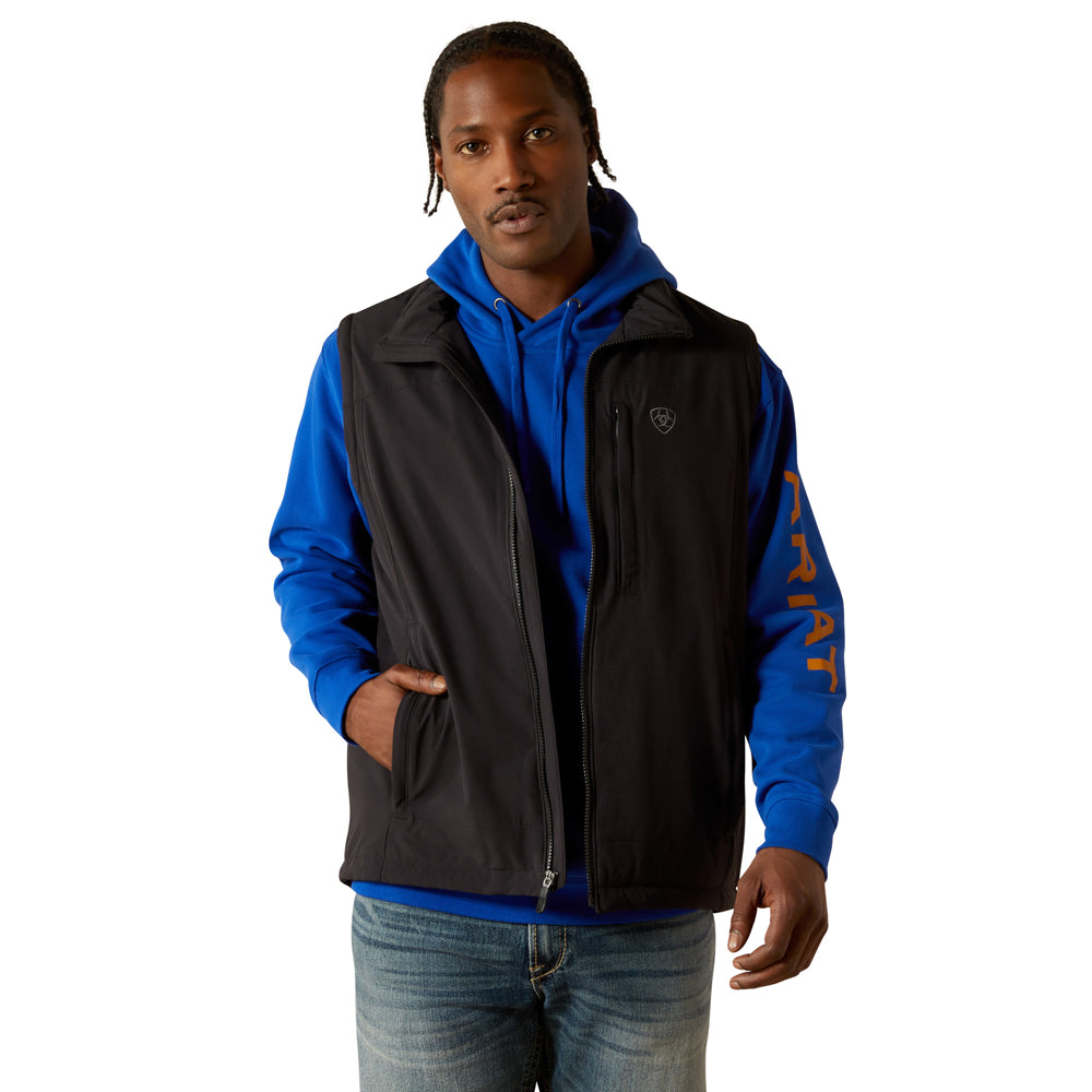 10062511 Ariat Men's Pioneer Stretchshell Vest - Black