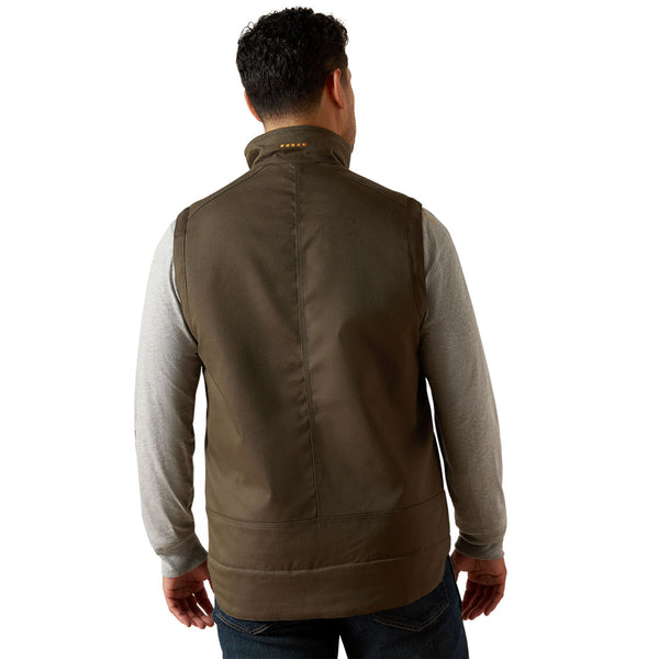 10062536 Ariat Men's Rebar DuraCanvas Vest - Earth