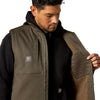 10062536 Ariat Men's Rebar DuraCanvas Vest - Earth