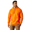 10062541 Ariat Men's Rebar Graphic Hoodie - Safety Orange/Rebar Grey