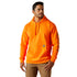 10062541 Ariat Men's Rebar Graphic Hoodie - Safety Orange/Rebar Grey