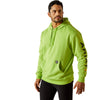 10062546 Ariat Men's Rebar Graphic Hoodie - Lime Heather/Black