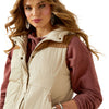10062573 Ariat Women's Frontier Puffer Vest - Oyster Grey