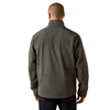 10062579 Ariat Men's Logo Softshell Jacket - Charcoal/Americana