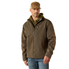 10062584 Ariat Men's Logo Softshell Jacket - Earth Green Heather