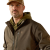 10062584 Ariat Men's Logo Softshell Jacket - Earth Green Heather