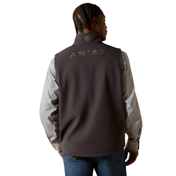 10062589 Ariat Men's Logo Softshell Vest - Phantom