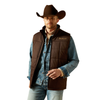 10062603 Ariat Men's Crius Insulated Vest - Brown