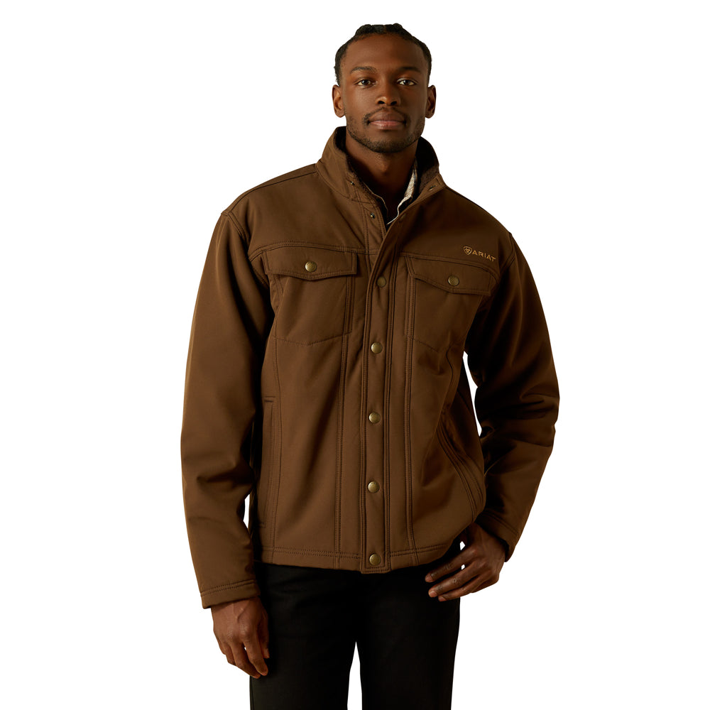 10062618 Ariat Men's Vernon Sherpa 2.0 Concealed Carry Jacket - Dark Brown