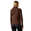 10062636 Ariat Women's Lowell 3.0 1/4 Zip Long Sleeve Baselayer - Java