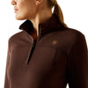 10062636 Ariat Women's Lowell 3.0 1/4 Zip Long Sleeve Baselayer - Java