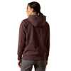 10062654 Ariat Women's Rebar Skill Set 1/2 Zip Hoodie - Fudge Heather