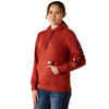 10062661 Ariat Women's Rebar Graphic Hoodie - Barn Red/Navy