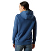 10062662 Ariat Women's Rebar Graphic Hoodie - Ensign Blue/Endless Sky
