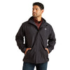 10062664 Ariat Men's Rebar Stormshell Logo Waterproof Jacket - Black