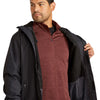 10062664 Ariat Men's Rebar Stormshell Logo Waterproof Jacket - Black