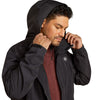 10062664 Ariat Men's Rebar Stormshell Logo Waterproof Jacket - Black