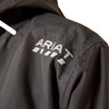 10062724 Ariat Women's Rebar Stormshell Logo Waterproof Jacket - Rebar Grey