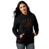 10062734 Ariat Women's Booted Logo Hoodie - Black