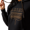 10062734 Ariat Women's Booted Logo Hoodie - Black