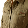 10062813 Ariat Women's Grizzly Quilted Barn Jacket - Dusky Green