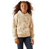 10062845 Ariat Girls' Western Stamps Hoodie - Layla Print