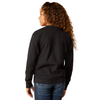10062846 Ariat Girls' Booted Logo Sweatshirt - Black
