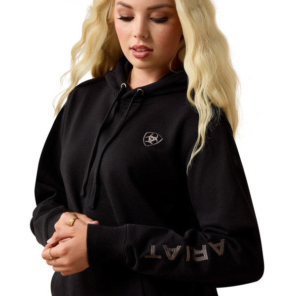 10063145 Ariat Women's Logo 2.0 Hoodie - Black