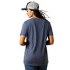 10063757 Ariat Women's Desert Night Short Sleeve T-Shirt - Chambray