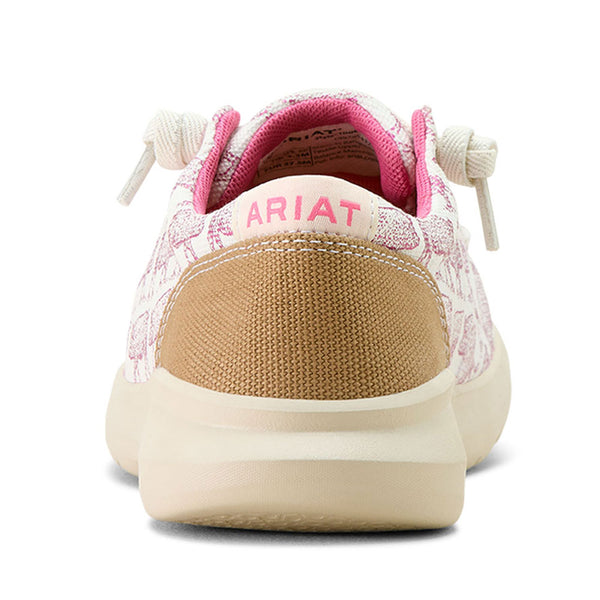 10063886 Ariat Women's Hilo Shoe - Pink Piggy Print