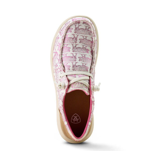 10063886 Ariat Women's Hilo Shoe - Pink Piggy Print