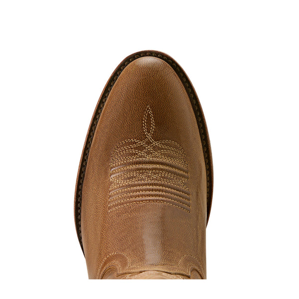 10063905 Ariat Women's Louella R Toe Western Boot - Pearl Brown