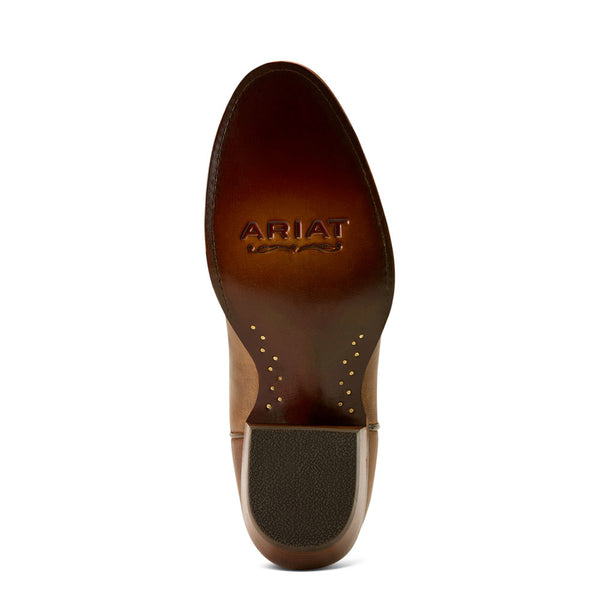 10063905 Ariat Women's Louella R Toe Western Boot - Pearl Brown