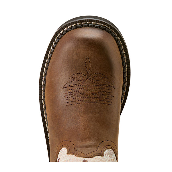 10063976 Ariat Women's Fatbaby Heritage Lilah Western Boot - Chocolate Chip