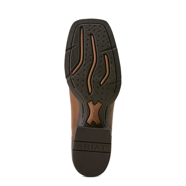 10064074 Ariat Women's Round Up Filly Wide Square Toe Western Boot - Sorrel Crunch