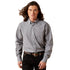 10065776 Ariat Men's Wrinkle Free Anderson Fitted Long Sleeve Shirt - Grey