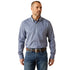 10065803 Ariat Men's Wrinkle Free Blane Fitted Long Sleeve Shirt - Grey