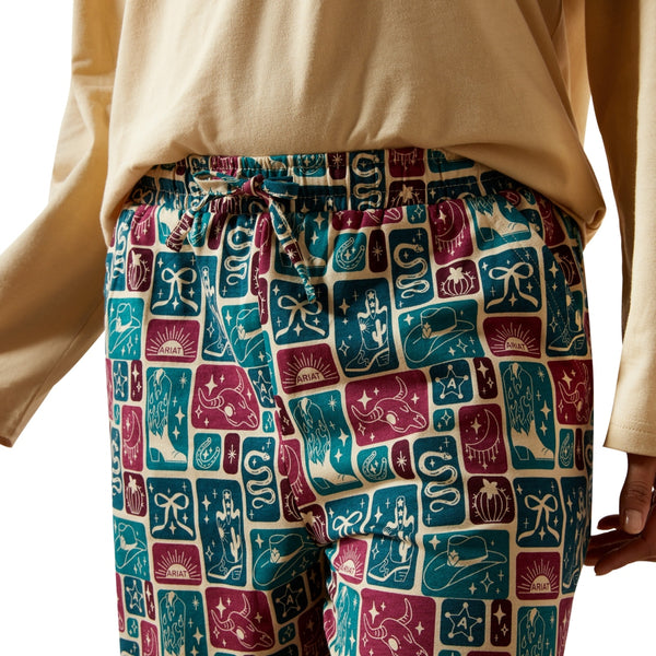 10065825 Ariat Women's Dreams Pajama Set - Western Blocks