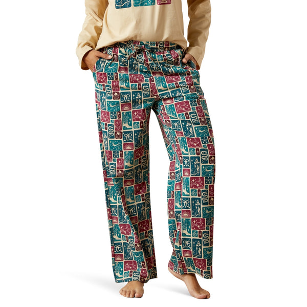 10065825 Ariat Women's Dreams Pajama Set - Western Blocks