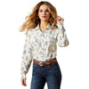 10065832 Ariat Women's Homestyle Long Sleeve Western Shirt - Deserted Print