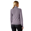 10065833 Ariat Women's Lowell 3.0 1/4 Zip Long Sleeve Baselayer - Purple Ash