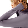 10065833 Ariat Women's Lowell 3.0 1/4 Zip Long Sleeve Baselayer - Purple Ash