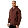10065839 Ariat Men's Logo Hoodie - Deep Mahogany