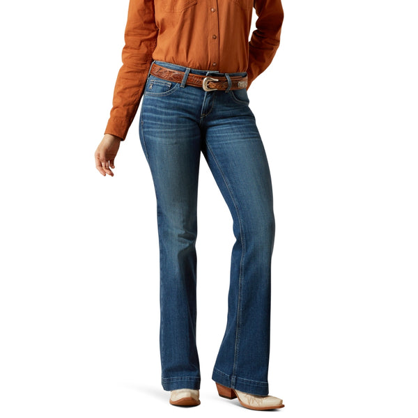 10065882 Ariat Women's Leslie Perfect Rise Slim Trouser Jean - Vermont