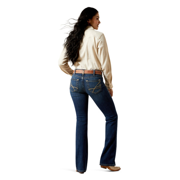 10065885 Ariat Women's Adalynne Perfect Rise Boot Cut Jean - Berryessa