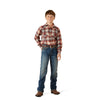 10065918 Ariat Boy's B5 Lucas Slim Fit Boot Cut Jean - Dakota